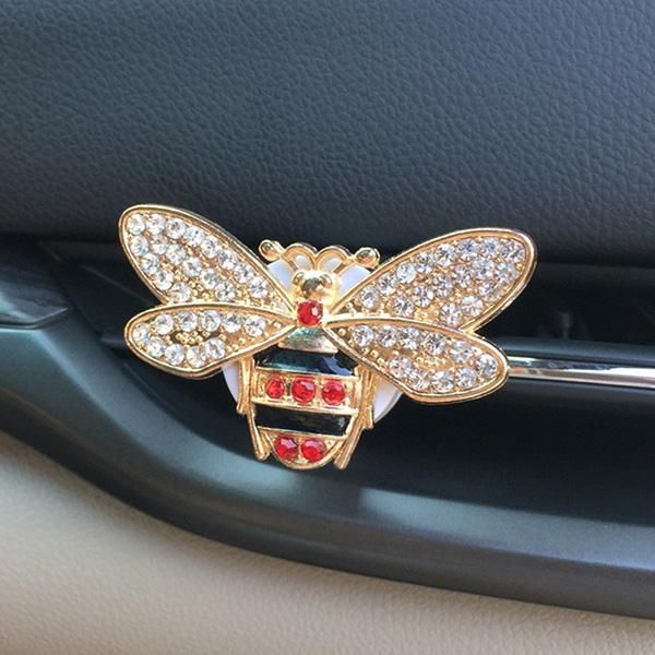 cute air freshener in the car perfume diffuser vent clip luxury diamond bee car flavoring for auto bling interior accessory
cute air freshener in the car perfume diffuser vent clip luxury diamond bee car flavoring for auto bling interior accessory