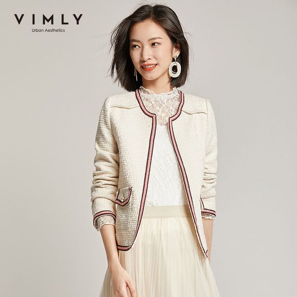 vimly women short jacket elegant spring autumn patchwork pockets oneck slim open stitch women's overcoat female coat 98073 201028, Black;brown
vimly women short jacket elegant spring autumn patchwork pockets oneck slim open stitch women's overcoat female coat 98073 201028, Black;brown