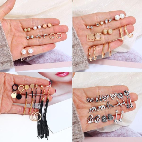 stud bohemian earrings set for women girl crystal pear party jewelry fashion wholesale, Golden;silver
stud bohemian earrings set for women girl crystal pear party jewelry fashion wholesale, Golden;silver