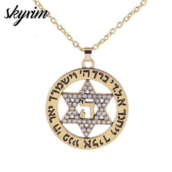pendant necklaces skyrim shinning jewelry necklace star of david religious talisman luxury crystal rope/link chain, Silver
pendant necklaces skyrim shinning jewelry necklace star of david religious talisman luxury crystal rope/link chain, Silver