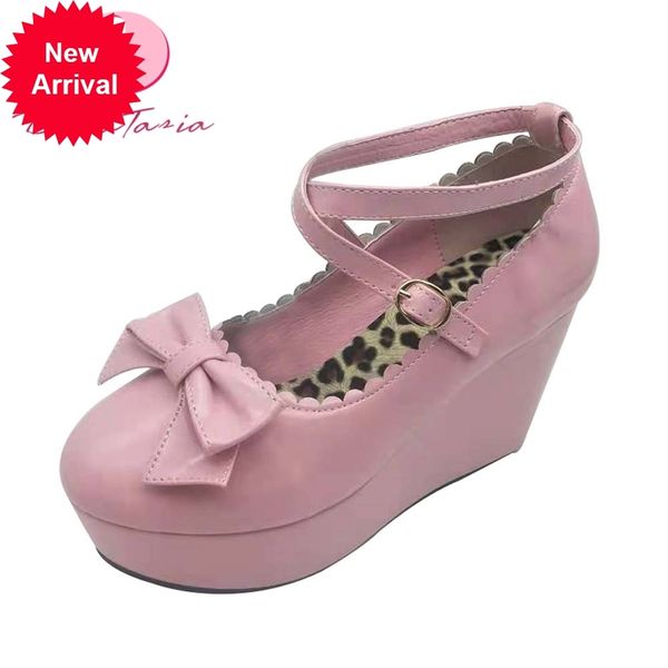 2021 the new nova moda feminina primavera doce plataforma cunhas alto bowknot bombas femininas bonito sapatos concisos xh7i, Black
2021 the new nova moda feminina primavera doce plataforma cunhas alto bowknot bombas femininas bonito sapatos concisos xh7i, Black