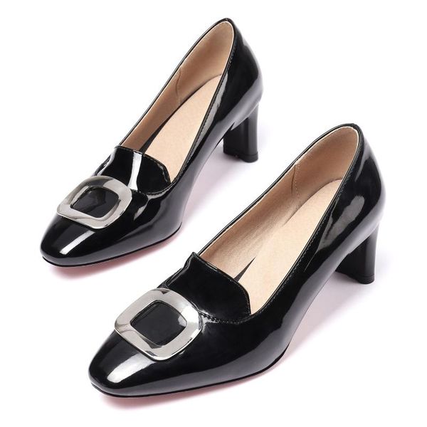 block heel pumps women shoes 2020 spring chunky medium heels female shoes patent office ladies work black white red size10
block heel pumps women shoes 2020 spring chunky medium heels female shoes patent office ladies work black white red size10