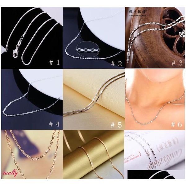 925 sterling silver box chain necklaces jewelry 1mm 2.6g 18inch 925 sterling silver chains 100pcs fashion sg3op
925 sterling silver box chain necklaces jewelry 1mm 2.6g 18inch 925 sterling silver chains 100pcs fashion sg3op