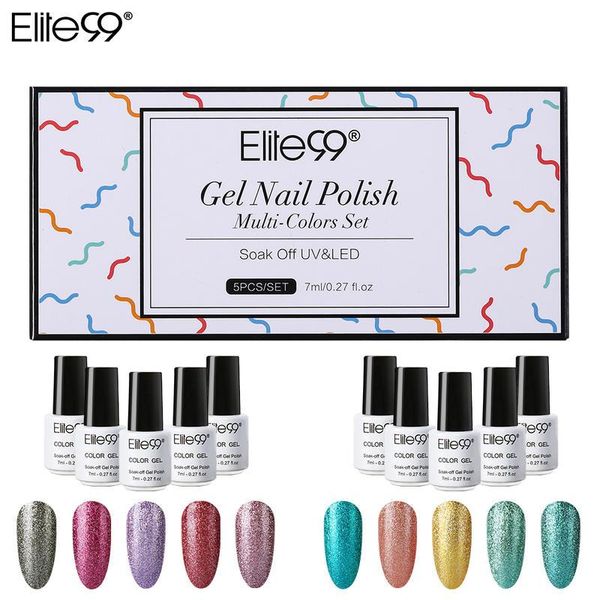 elite99 5 pieces/lot platinum glitter gel polish set with gift box soak off 7ml uv gel lacquer hybrid varnish for manicure salon
elite99 5 pieces/lot platinum glitter gel polish set with gift box soak off 7ml uv gel lacquer hybrid varnish for manicure salon