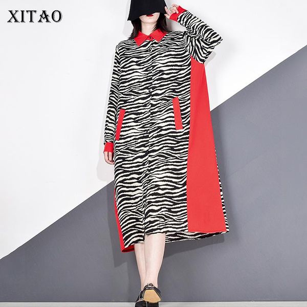 xitao leopard patchwork casual dress women 2020 autumn tide fashion new style turn down collar long sleeve elegant loose gcc3946, Black;gray
xitao leopard patchwork casual dress women 2020 autumn tide fashion new style turn down collar long sleeve elegant loose gcc3946, Black;gray