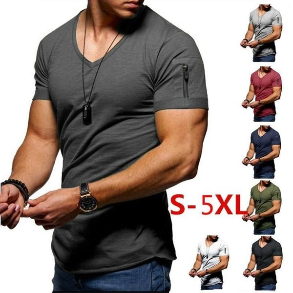 2021 fashion trend leisure slim short sleeved t shirt mens arm zipper t shirt v neck men t shirt fitness hip hop, White;black
2021 fashion trend leisure slim short sleeved t shirt mens arm zipper t shirt v neck men t shirt fitness hip hop, White;black