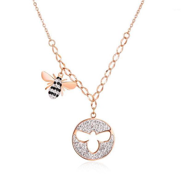 rose gold stainless steel pendant chain zircon necklace for women fashion jewelry statement necklace 20201, Silver
rose gold stainless steel pendant chain zircon necklace for women fashion jewelry statement necklace 20201, Silver