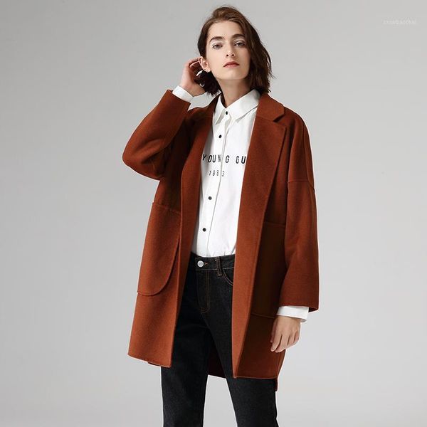 toyouth 2020 winter new long wool coat casual women solid big pockets long sleeve outerwear coat1, Black
toyouth 2020 winter new long wool coat casual women solid big pockets long sleeve outerwear coat1, Black