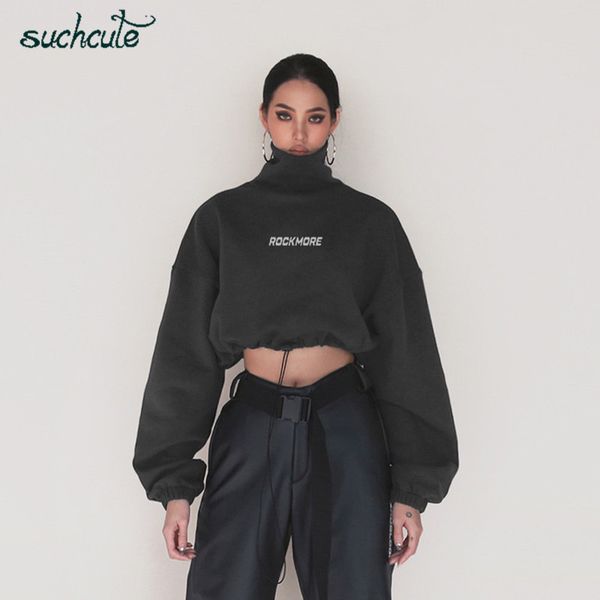 suchcute turtleneck women hoodies pullover high neck autumn winter 2019 warm korean style gothic hoodie female streetwear clothe y1106, Black
suchcute turtleneck women hoodies pullover high neck autumn winter 2019 warm korean style gothic hoodie female streetwear clothe y1106, Black