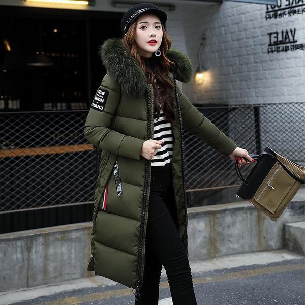 women's jacket winter clothes women hooded parkas woman big fur collar jackets thick warm down cotton mujeres abrigos lxr2311, Black
women's jacket winter clothes women hooded parkas woman big fur collar jackets thick warm down cotton mujeres abrigos lxr2311, Black