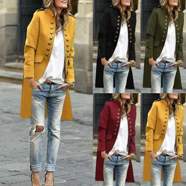 2019 products women autumn solid fashion button long sleeve cardigan double breasted coat dropshipping discount free, Black
2019 products women autumn solid fashion button long sleeve cardigan double breasted coat dropshipping discount free, Black