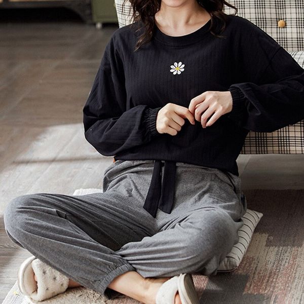 autumn winter pijamas sets women cute print pajama set sweet sleep & pants sleepwear female night suit set homewear, Black;red
autumn winter pijamas sets women cute print pajama set sweet sleep & pants sleepwear female night suit set homewear, Black;red