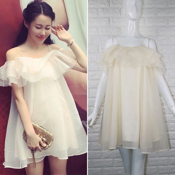 summer new zuo dresssling dress an xiao star one-line collar sleeveless organza sling gauze flounced dress dmx69, Black;gray
summer new zuo dresssling dress an xiao star one-line collar sleeveless organza sling gauze flounced dress dmx69, Black;gray