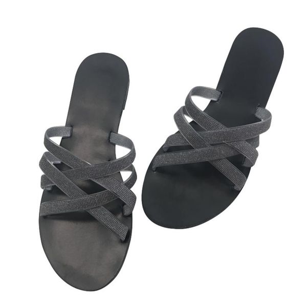 slippers 2021 spring/summer fashion sparkle drill flat cross-strap slipper lady indoor versatile sandals black cozy beach shoe women sexy
slippers 2021 spring/summer fashion sparkle drill flat cross-strap slipper lady indoor versatile sandals black cozy beach shoe women sexy