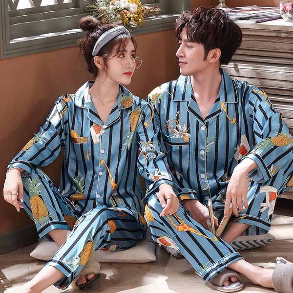 luxury pajama satin silk pajamas sets couple sleepwear family pijama lover night suit men & women casual home clothing, Black;brown
luxury pajama satin silk pajamas sets couple sleepwear family pijama lover night suit men & women casual home clothing, Black;brown