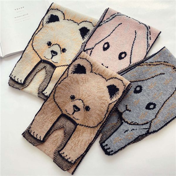 winter new korean cartoon autumn bear rabbit wool boys and girls long children's knitting animal scarf neck, Red;brown
winter new korean cartoon autumn bear rabbit wool boys and girls long children's knitting animal scarf neck, Red;brown