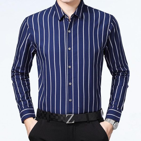 men's casual shirts autumn stripe middle-aged leisure fashion long-sleeved shirt lapel thin type of, White;black
men's casual shirts autumn stripe middle-aged leisure fashion long-sleeved shirt lapel thin type of, White;black