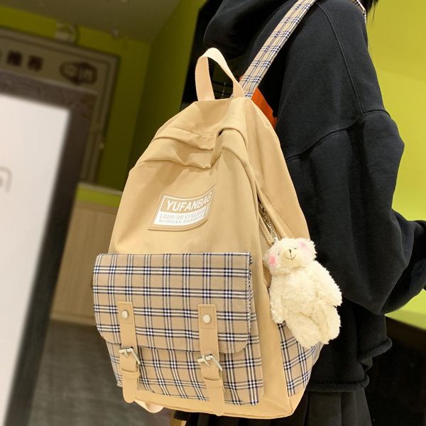 student girl canvas backpack cute women plaid school bag lapladies kawaii backpack harajuku female book fashion bag new 2020 bbyard
student girl canvas backpack cute women plaid school bag lapladies kawaii backpack harajuku female book fashion bag new 2020 bbyard