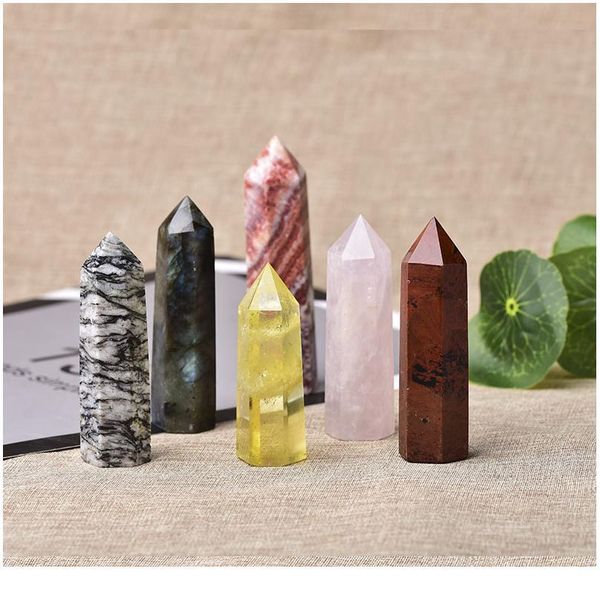 1pc natural crystal column quartz rock mineral specimen crystal point quartz rainbow wand home decor reiki healing ener qylfvz, Black
1pc natural crystal column quartz rock mineral specimen crystal point quartz rainbow wand home decor reiki healing ener qylfvz, Black