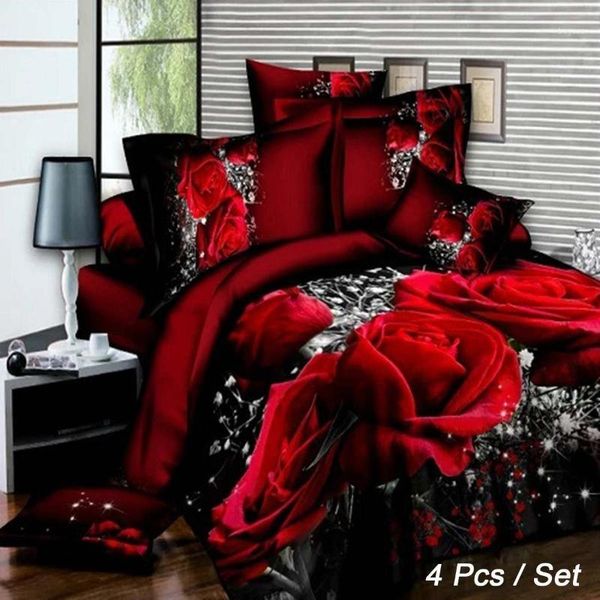 4pc/set 3d big red rose floral bedding sets wedding duvet cover sheet pillow cases bed sheet set size1
4pc/set 3d big red rose floral bedding sets wedding duvet cover sheet pillow cases bed sheet set size1