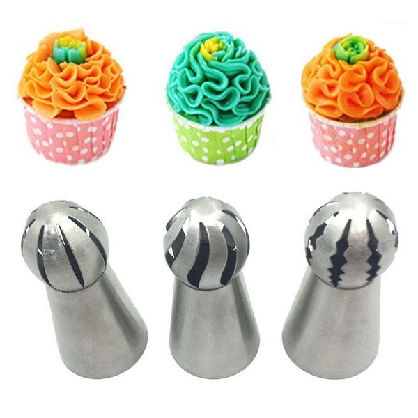 3 pcs stainless steel russian ball nozzles set icing piping tips pastry cream tube cake decorating tools1
3 pcs stainless steel russian ball nozzles set icing piping tips pastry cream tube cake decorating tools1