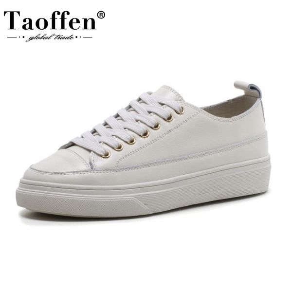 taoffen women real leather sneakers shoes fashion vulcanized women shoes lace up round toe casual women footwear size 34-40 1020, Black;white
taoffen women real leather sneakers shoes fashion vulcanized women shoes lace up round toe casual women footwear size 34-40 1020, Black;white