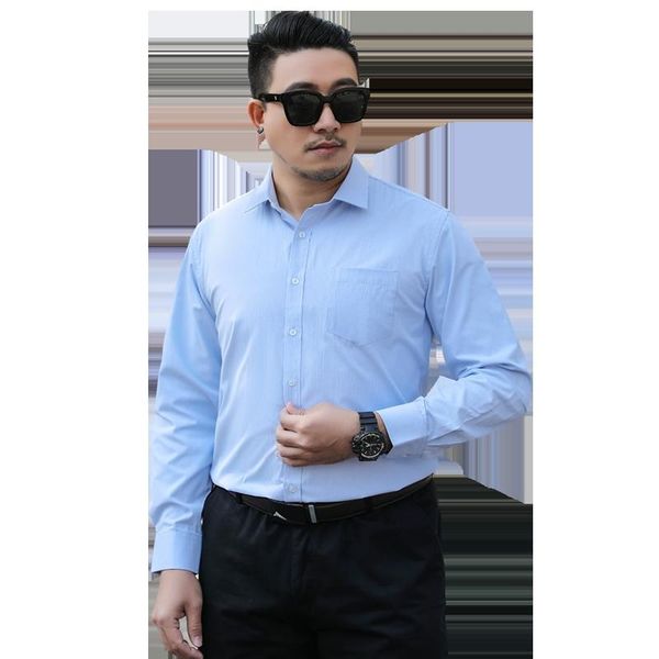 men's dress shirts pocket front casual long sleeve shirt twill white blue pink male slim fit for men social plus size, White;black
men's dress shirts pocket front casual long sleeve shirt twill white blue pink male slim fit for men social plus size, White;black