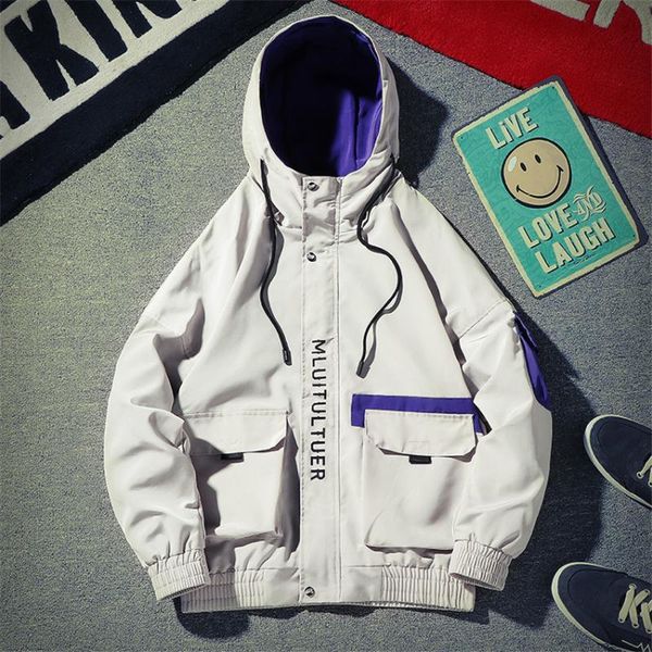men's jackets fashion autumn 2021 hooded bomber men zipper jacket casual baseball coat male hip hop harajuku streetwear clothing, Black;brown
men's jackets fashion autumn 2021 hooded bomber men zipper jacket casual baseball coat male hip hop harajuku streetwear clothing, Black;brown
