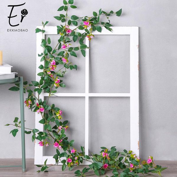 erxiaobao pink red white rose vine artificial flowers hanging silk fake flower string home party wedding wall decor
erxiaobao pink red white rose vine artificial flowers hanging silk fake flower string home party wedding wall decor
