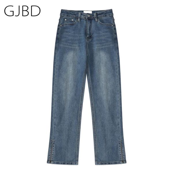gjbd women's jeans 2021 spring casual streetwear high waist femme denim trouser vintage pantalones vaqueros mujer straight pants, Blue
gjbd women's jeans 2021 spring casual streetwear high waist femme denim trouser vintage pantalones vaqueros mujer straight pants, Blue