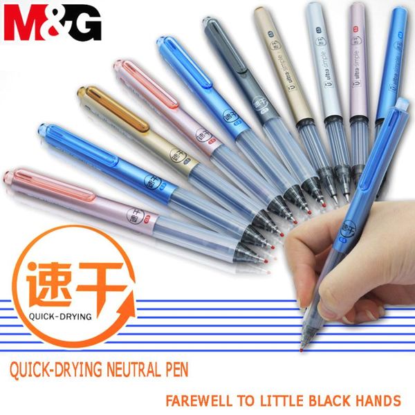 gel pen 0.5mm tip new ink black and blue quick-drying neutral pen business pens office supplies 3pcs/lot
gel pen 0.5mm tip new ink black and blue quick-drying neutral pen business pens office supplies 3pcs/lot