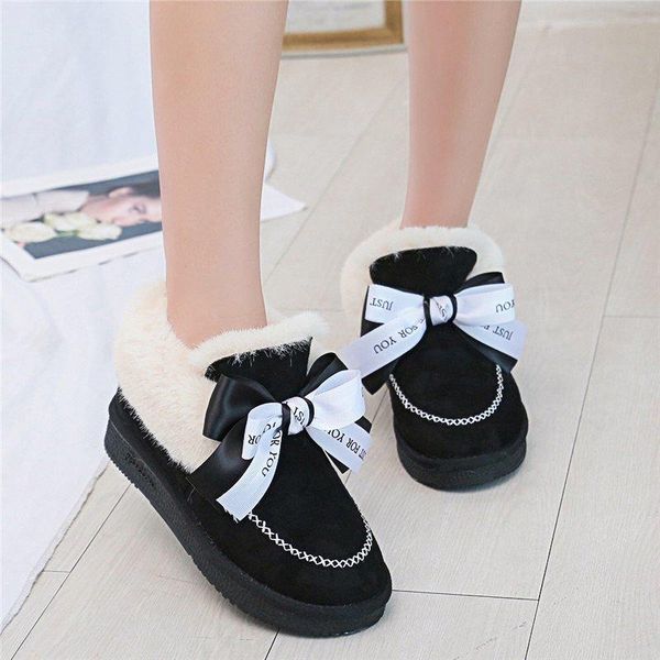 shoes woman flat heels casual botas mujer dropshipping faux fur warm plush snow boots women fashion bowknot rhinestones winter, Black
shoes woman flat heels casual botas mujer dropshipping faux fur warm plush snow boots women fashion bowknot rhinestones winter, Black