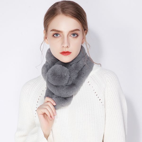 shanghai story grey winter girl heart three tube imitation rex rabbit real small scarf hair collar short, Blue;gray
shanghai story grey winter girl heart three tube imitation rex rabbit real small scarf hair collar short, Blue;gray