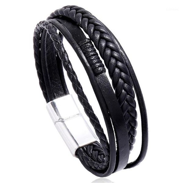 charm bracelets diffone trendy mens leather bracelet handmade braided multi layer wrap braslet homme punk male accessories present for boyfr, Golden;silver
charm bracelets diffone trendy mens leather bracelet handmade braided multi layer wrap braslet homme punk male accessories present for boyfr, Golden;silver
