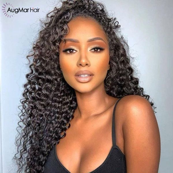 augmar 13x4 curly lace front human hair wigs 150% remy brazilian hair pre plucked with baby hair lace front wigs glueless wigs, Black;brown
augmar 13x4 curly lace front human hair wigs 150% remy brazilian hair pre plucked with baby hair lace front wigs glueless wigs, Black;brown