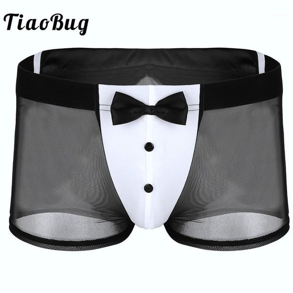 tiaobug mens butler официант буксируемый нижнее белье смочите через сетку сексуальное нижнее белье боксера с задние уши мужские эротические, Black;white
tiaobug mens butler официант буксируемый нижнее белье смочите через сетку сексуальное нижнее белье боксера с задние уши мужские эротические, Black;white