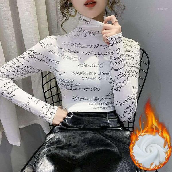 women's hoodies & sweatshirts 2021 thicken plush winter korean turtleneck women female elastic slim letter print ladies pullovers1, Black
women's hoodies & sweatshirts 2021 thicken plush winter korean turtleneck women female elastic slim letter print ladies pullovers1, Black