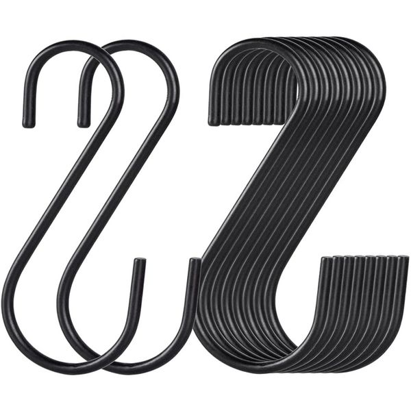 promotion 30pcs black s hooks,heavy duty metal hooks can withstand up to 65 pounds for kitchen,office,garden or outdoor activit
promotion 30pcs black s hooks,heavy duty metal hooks can withstand up to 65 pounds for kitchen,office,garden or outdoor activit