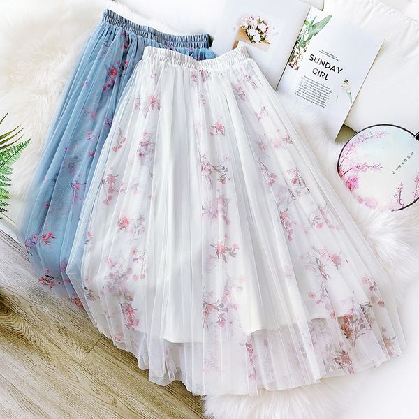 2021 new sherhure high waist summer two layer mesh long skirts saia floral print women boho skirt pink jupe femme e7kf, Black
2021 new sherhure high waist summer two layer mesh long skirts saia floral print women boho skirt pink jupe femme e7kf, Black