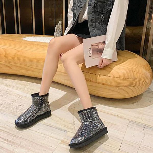 boots 2021 low heel furry keep warm woman shoes explosion short tube plush women's thickened flat winter ankle snow, Black
boots 2021 low heel furry keep warm woman shoes explosion short tube plush women's thickened flat winter ankle snow, Black