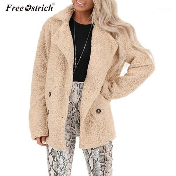 ostrich long sleeve autumn winter warm women jacket coats loose button pocket 2020 ladies plush overcoat streetwear n301, Black;brown
ostrich long sleeve autumn winter warm women jacket coats loose button pocket 2020 ladies plush overcoat streetwear n301, Black;brown