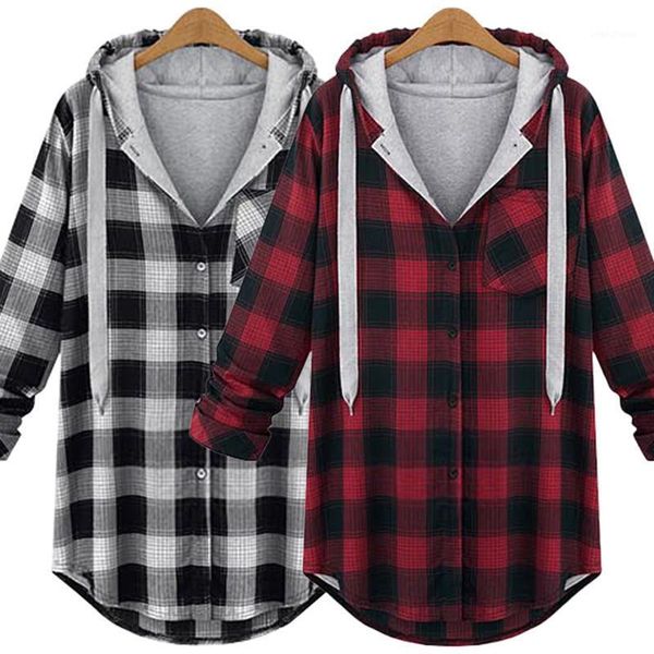 aecu women's hoodies streetwear hoodies oversize coat classic plaid female outwear hooded patchwork plaid long sleeve shirt1, Black
aecu women's hoodies streetwear hoodies oversize coat classic plaid female outwear hooded patchwork plaid long sleeve shirt1, Black