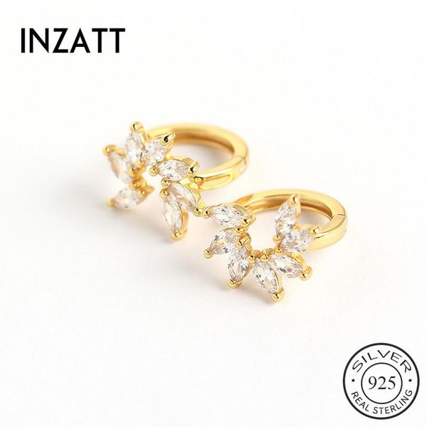inzareal 925 sterling silver zircon flower hoop earrings for fashion women ins fine jewelry 18k gold cute plant accessories, Golden;silver
inzareal 925 sterling silver zircon flower hoop earrings for fashion women ins fine jewelry 18k gold cute plant accessories, Golden;silver