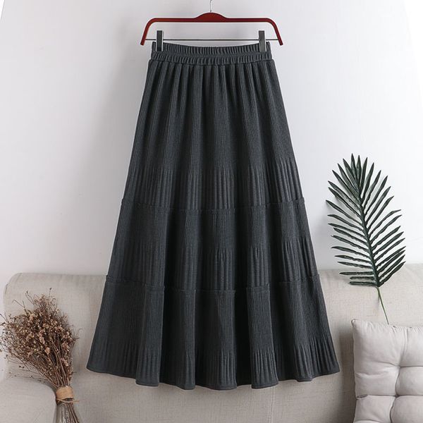 2021 new high a maxi line women's elastic skirts long knitted midi skirt winter thick mrs. sweater y314 5f9n, Black
2021 new high a maxi line women's elastic skirts long knitted midi skirt winter thick mrs. sweater y314 5f9n, Black