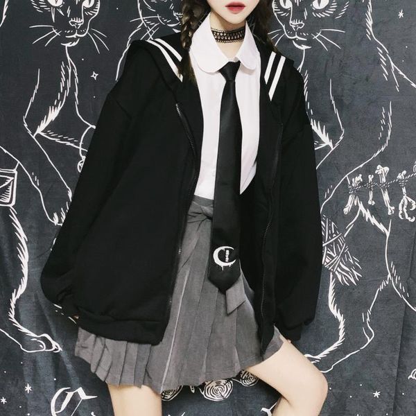 ruibbit новое прибытие горячие продажи весна осень осень женщины японский harajuku опрятный стиль свободный слишком рукав молния униформа мо, Tan;black
ruibbit новое прибытие горячие продажи весна осень осень женщины японский harajuku опрятный стиль свободный слишком рукав молния униформа мо, Tan;black