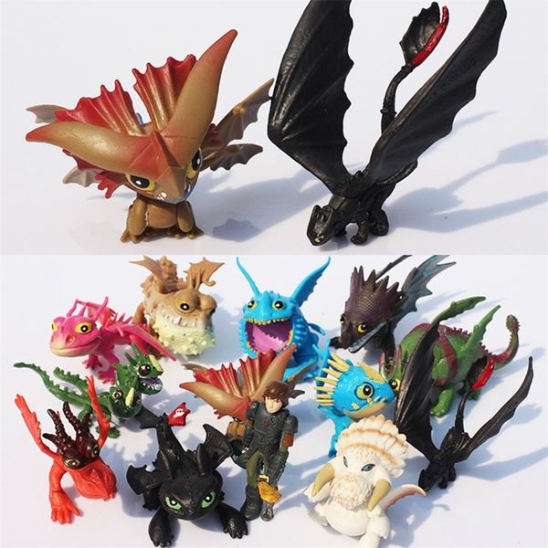 13pcs/set how to train your dragon pvc dragon toys night fury figure toys hiccup toothless skull gronckle deadly nadder toy gif y200421
13pcs/set how to train your dragon pvc dragon toys night fury figure toys hiccup toothless skull gronckle deadly nadder toy gif y200421