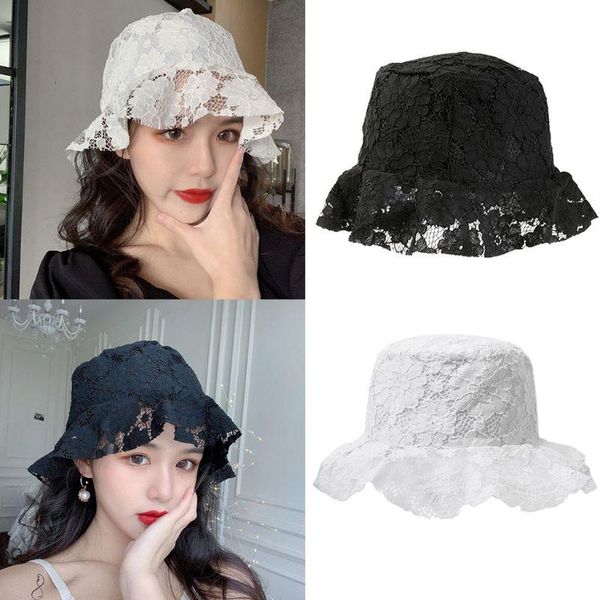 japanese women elegant floppy lace bucket hat female embroidery floral sunscreen wavy wide brim packable wedding fisherman cap, Blue;gray
japanese women elegant floppy lace bucket hat female embroidery floral sunscreen wavy wide brim packable wedding fisherman cap, Blue;gray