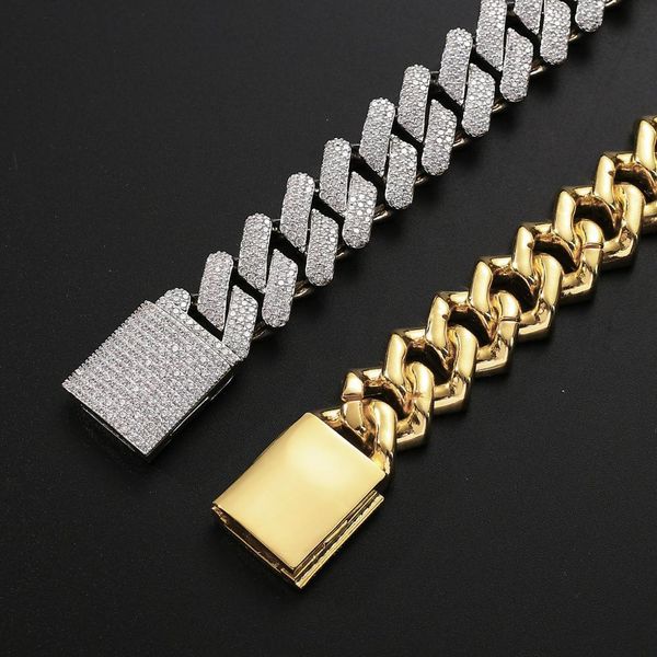 20mm iced out chains for men miami cuban link necklace luxury micro paved cz cuban chain hip hop jewelry h bbyuir, Silver
20mm iced out chains for men miami cuban link necklace luxury micro paved cz cuban chain hip hop jewelry h bbyuir, Silver