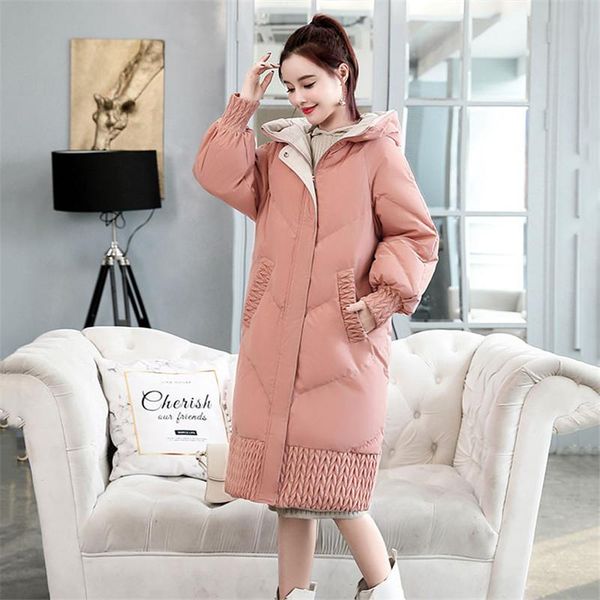 women's down & parkas 2021 plus size winter hooded long coat women fashion loose thick warm pink ladies cotton jacket female outerwear, Black
women's down & parkas 2021 plus size winter hooded long coat women fashion loose thick warm pink ladies cotton jacket female outerwear, Black