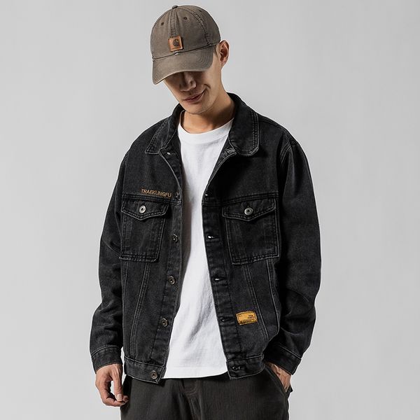 2021 fashion new jeans retro denim street clothes driver harajuku plus size male jacket 2lhe, Black;brown
2021 fashion new jeans retro denim street clothes driver harajuku plus size male jacket 2lhe, Black;brown